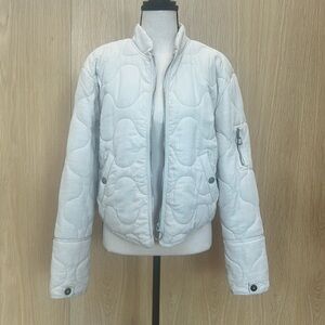 Free People We the Free Quilted Bomber Jacket